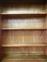 Small mahogany two-door bookcase