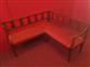 Completo da salotto con divano ad angolo Luigi XVI
