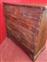 Small chest of drawers in walnut