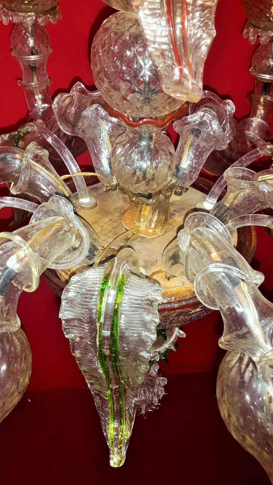  Murano Blown glass chandelier