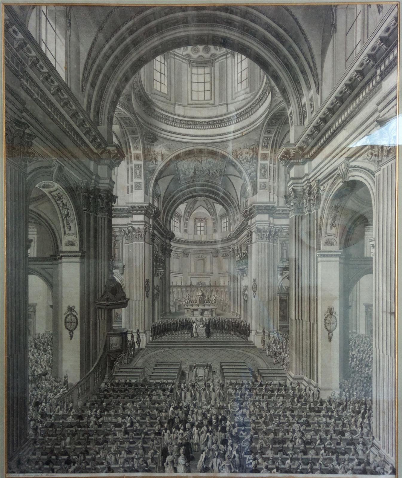 St. Ursen Cathedral interior print
