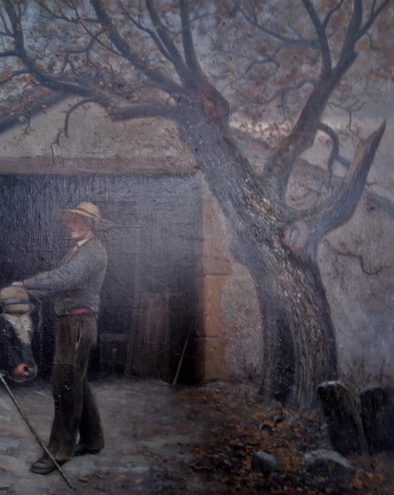 Big rural painting Claudius Seignol (Lyon 1858-1926)
