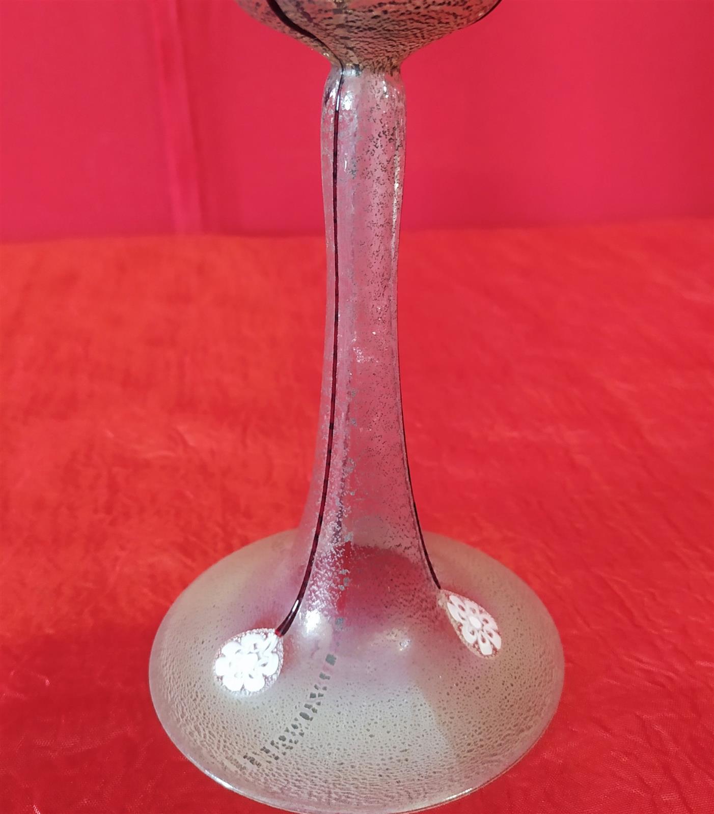 Murano blown glass goblet