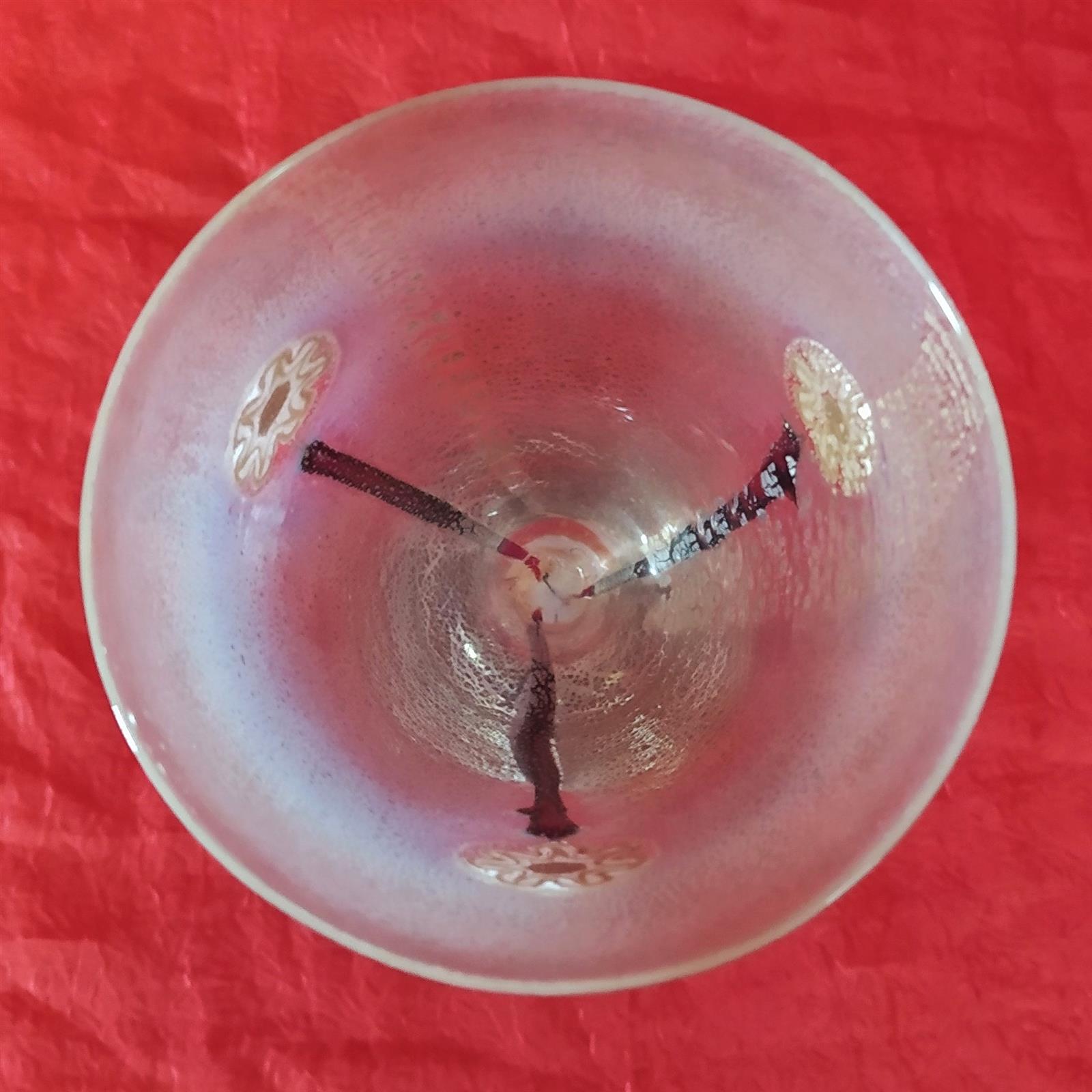 Murano blown glass goblet