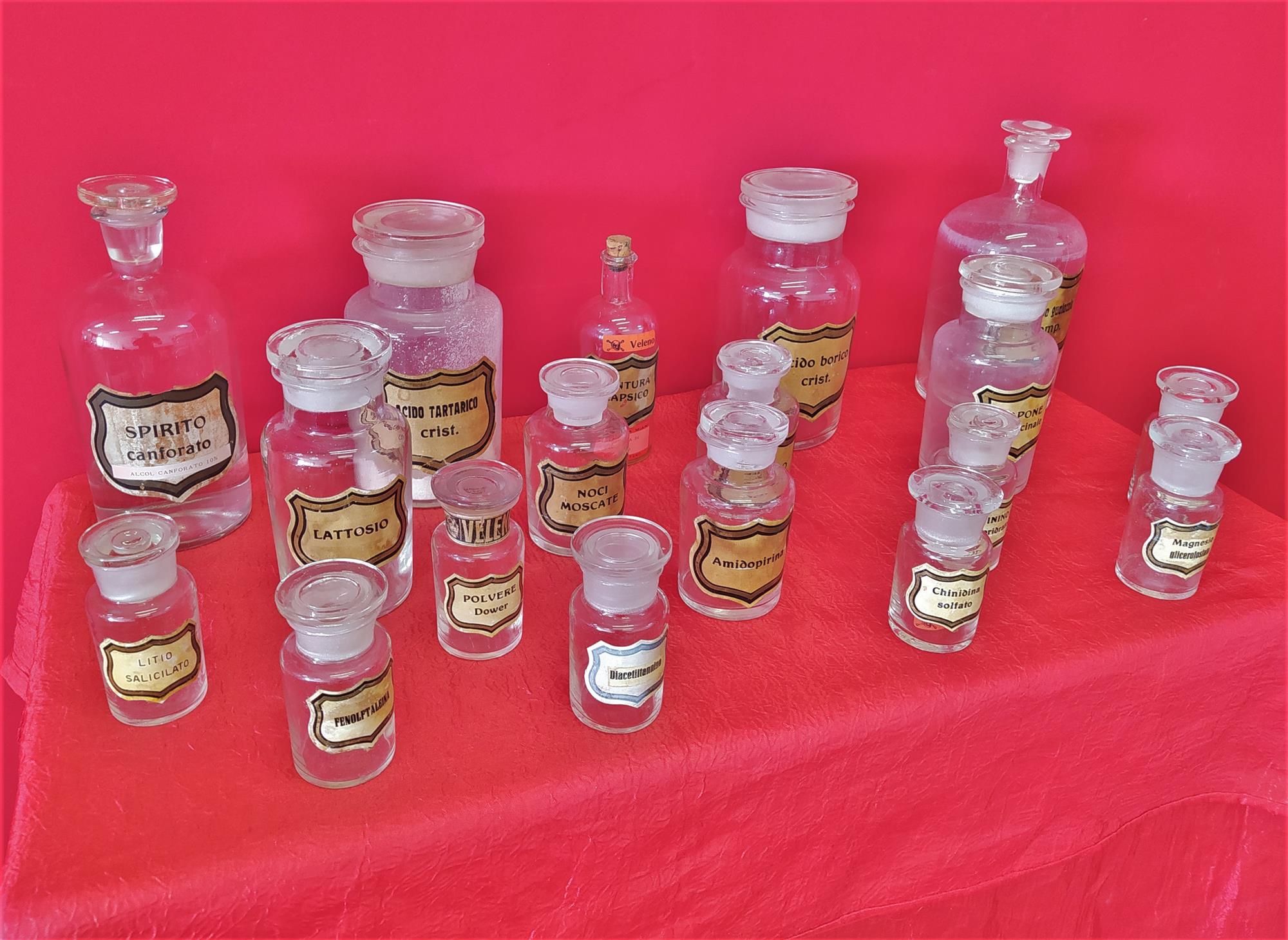 Pharmacy jars and bottles