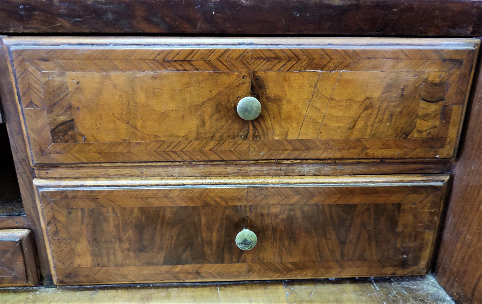 Venetian flap cabinet first patina