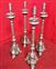 Group of four candlesticks