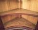 Curved corner cabinet