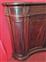 Curved corner cabinet