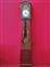 Red lacquered pendulum clock