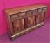 Sideboard with three doors and three drawers, in light Mahogany