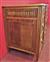 Chest of drawers with three drawers in briar walnut and inlays