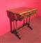 Walnut briar sewing table