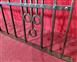 Wrought iron parapet