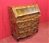 Chest of drawers in walnut briar with secret drawers