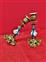 Pair of small bronze candlesticks