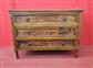 Louis XVI chest of drawers with turned leg