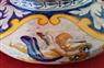 Portavaso in maiolica dipinto a mano