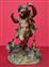 Bacchus dancing bronze figure