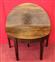 Large half-moon table