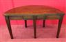 Large half-moon table