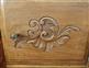 Comodino Art Nouveau con marmo