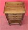 Louis XVI three-drawer bedside table