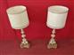 Coppia candelabri laccati