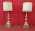 Coppia candelabri laccati