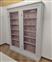 Group of bookcases with tables