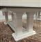 Group of bookcases with tables