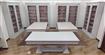 Group of bookcases with tables