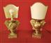 Coppia lampade dorate
