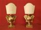 Coppia lampade dorate