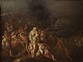 Dipinto Antico del Seicento - L'Esodo nel Deserto - Cerchia di Giulio Carpioni