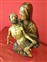Pietà (Vesperbild) in legno policromo e dorato – Fine XV / Inizio XVI sec.
