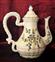 Coffee pot in Italian ceramics, hand-painted