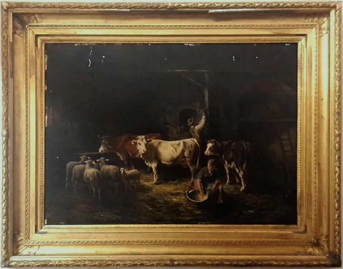 French painting signed