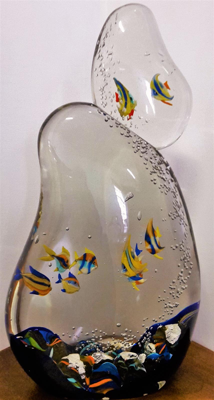 Aquarium in Murano glass