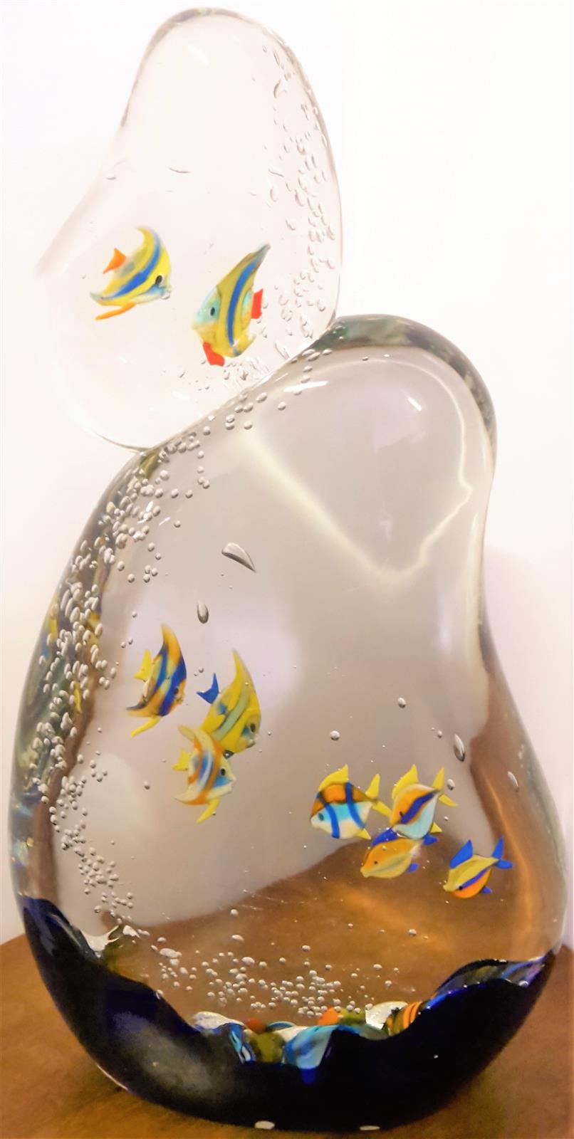 Aquarium in Murano glass