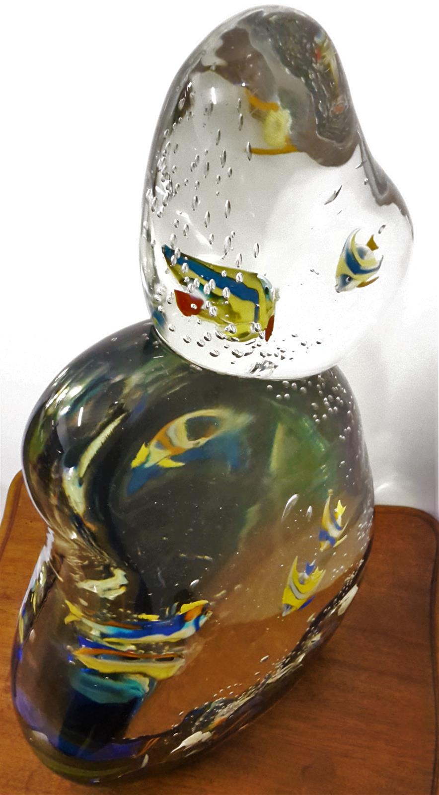 Aquarium in Murano glass