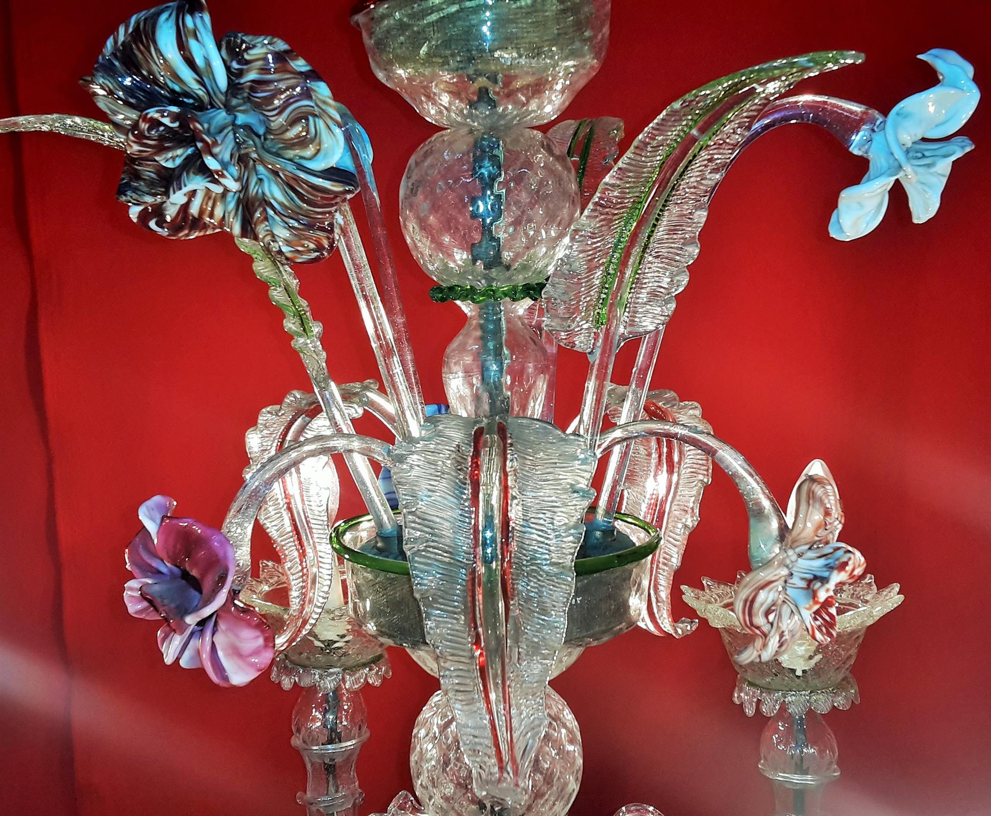  Murano Blown glass chandelier