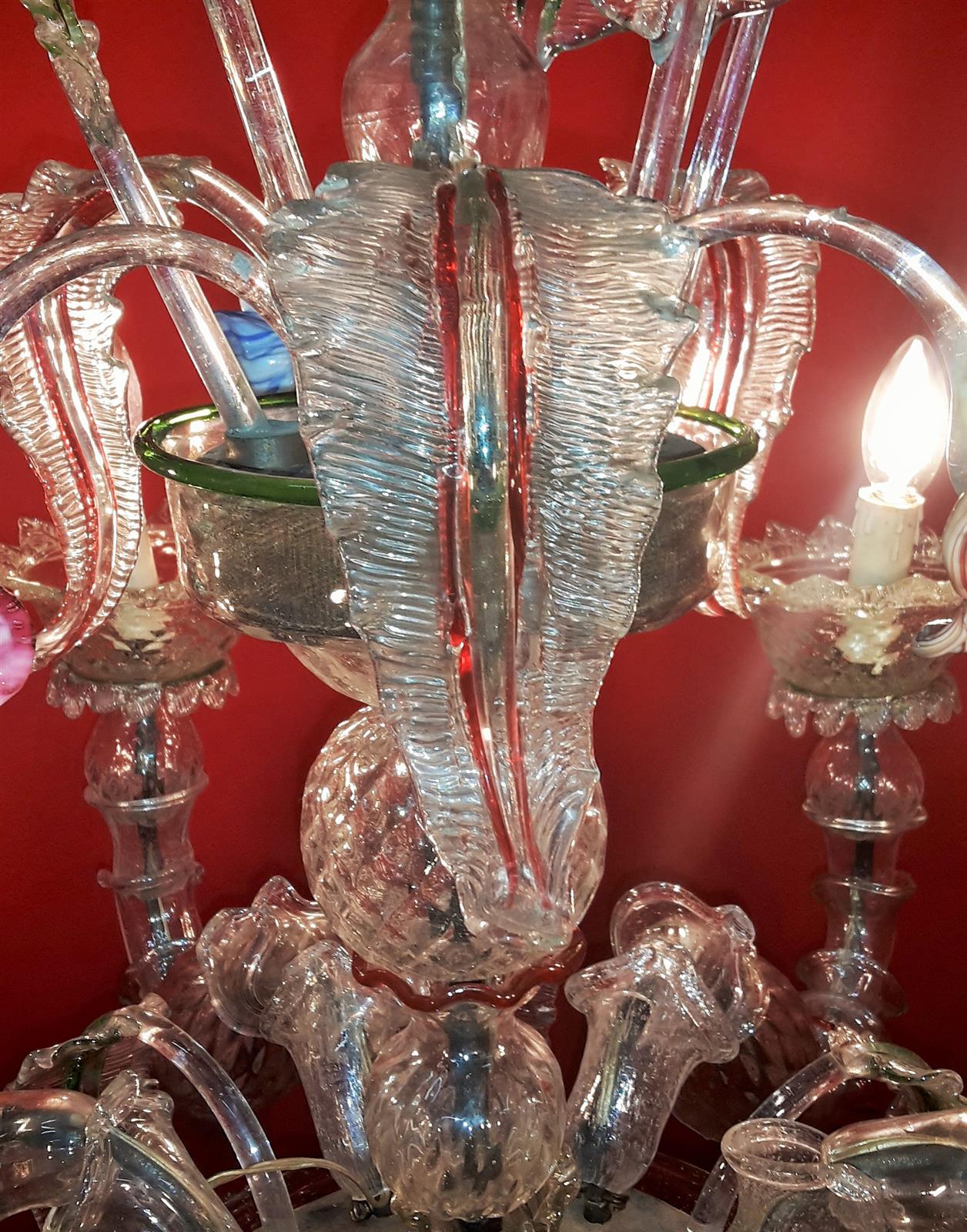  Murano Blown glass chandelier