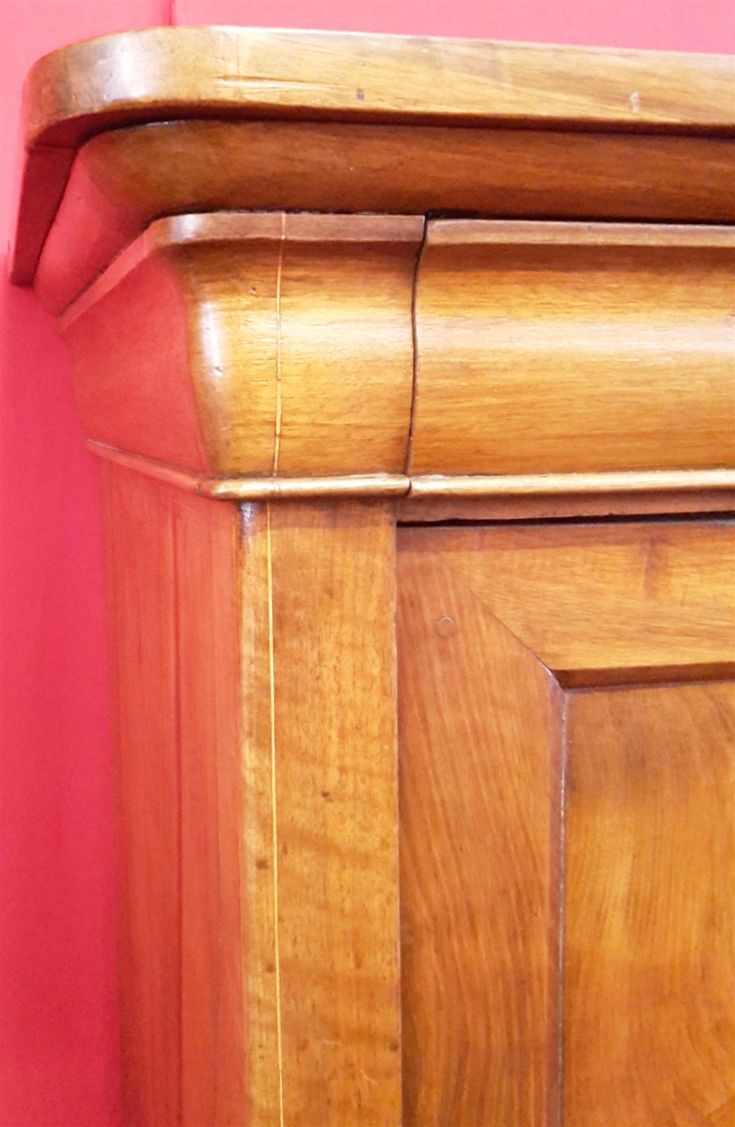 Sideboard with four doors in Walnut