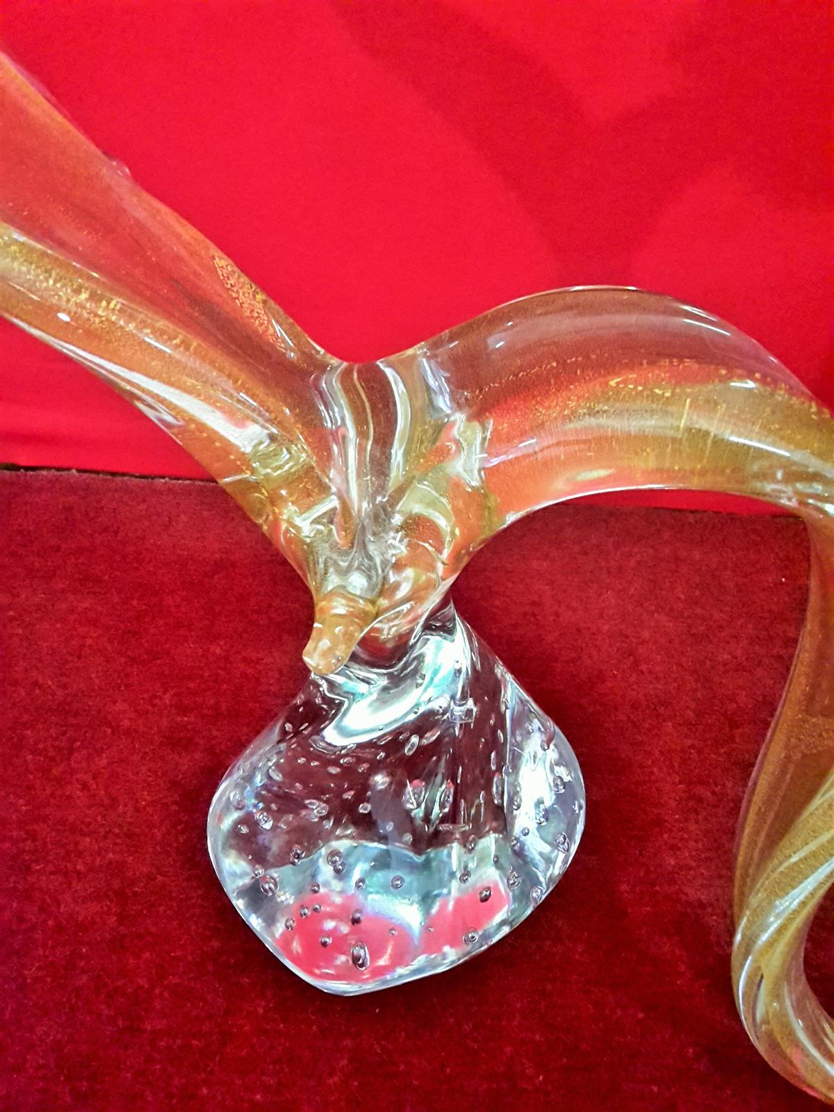 Blown glass seagull