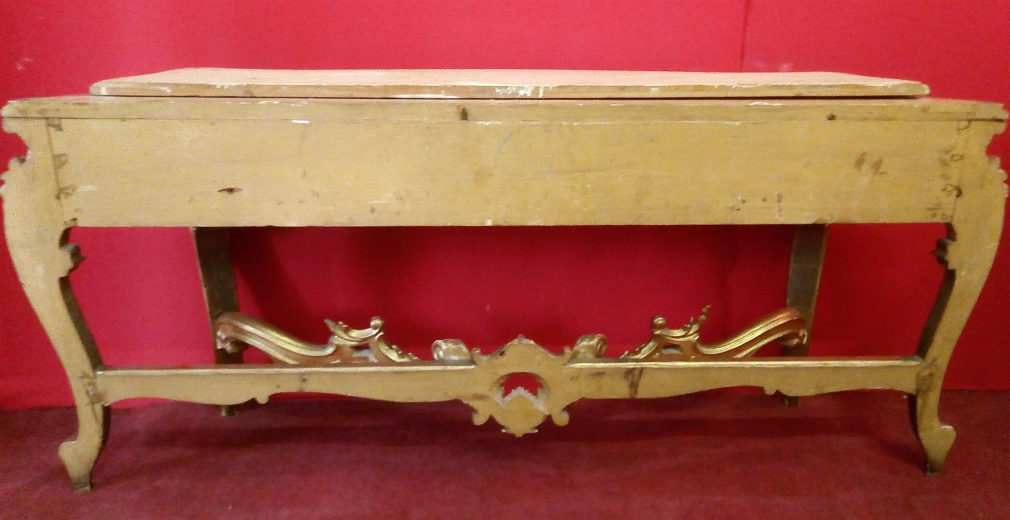 Italian gilt wood console