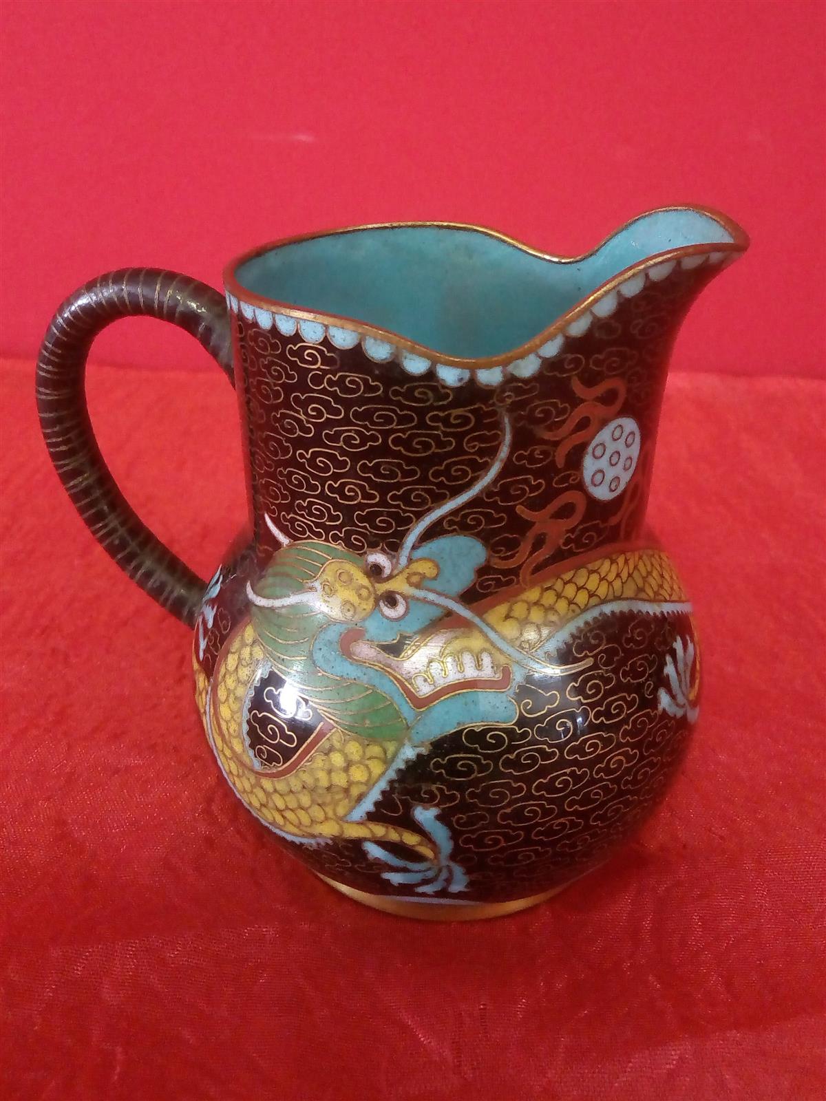 Servizio da caffè in cloisonné 16 pz