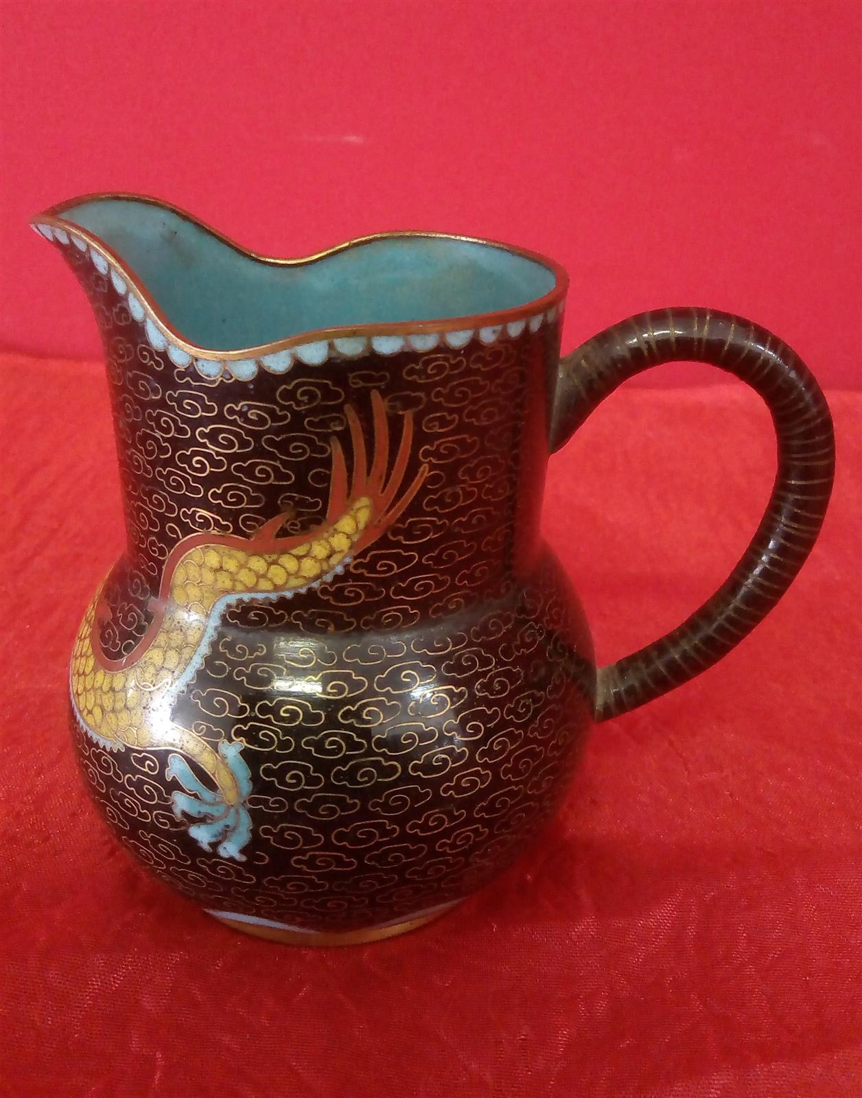 Cloisonné coffee set 16 pcs