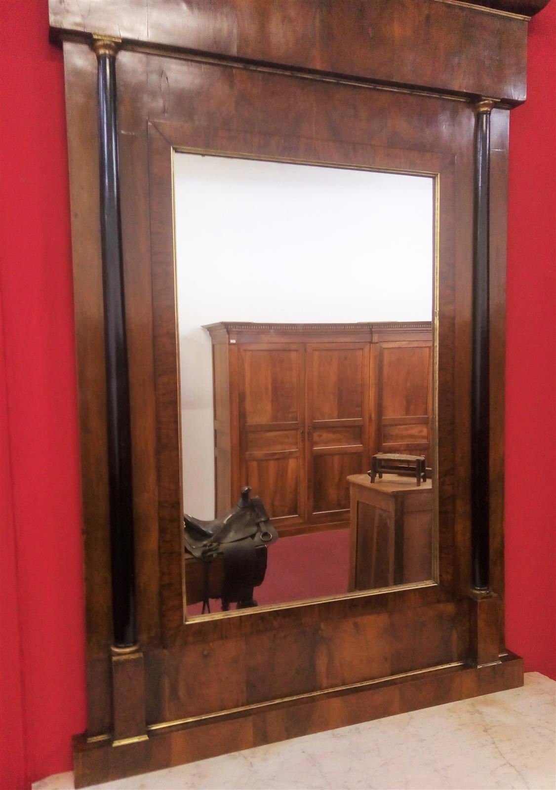 Empire console with mirror