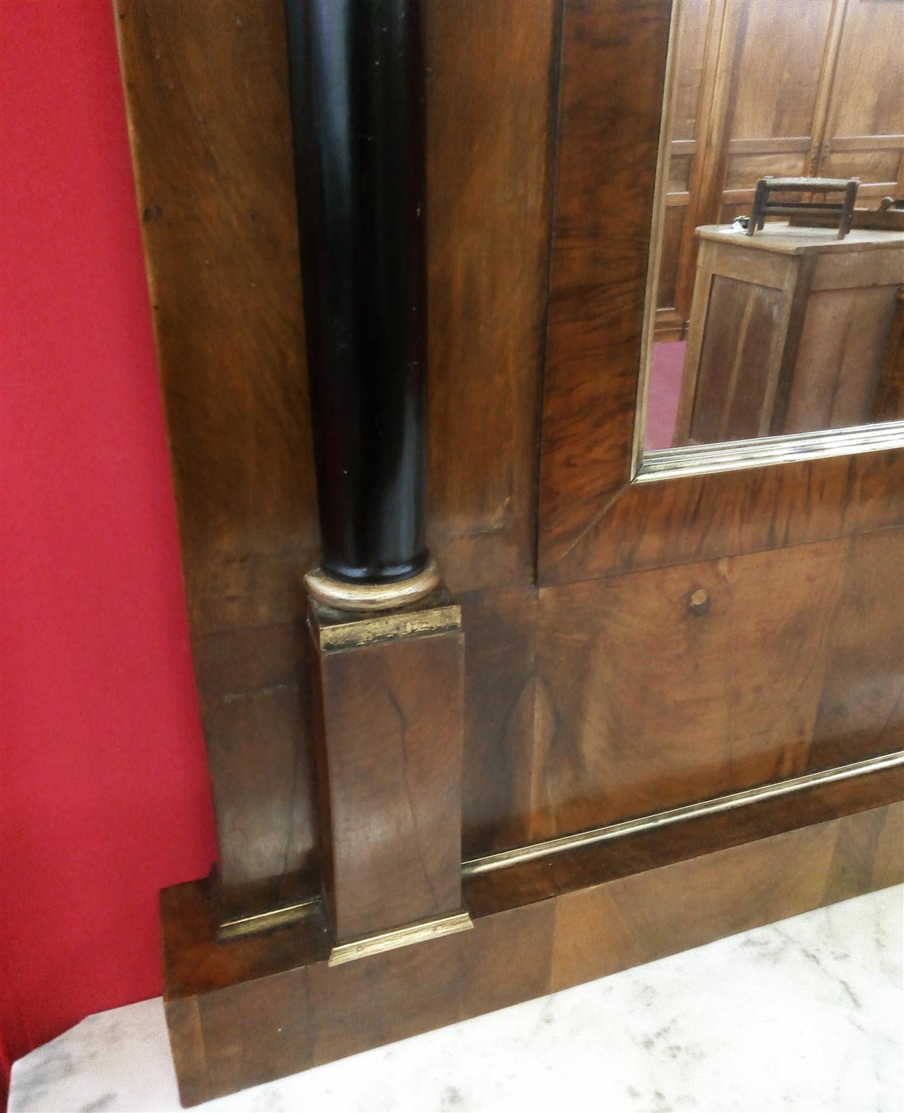 Empire console with mirror